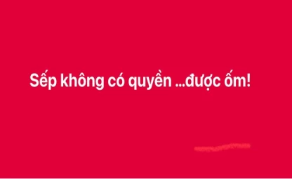Sếp không có quyền được ốm