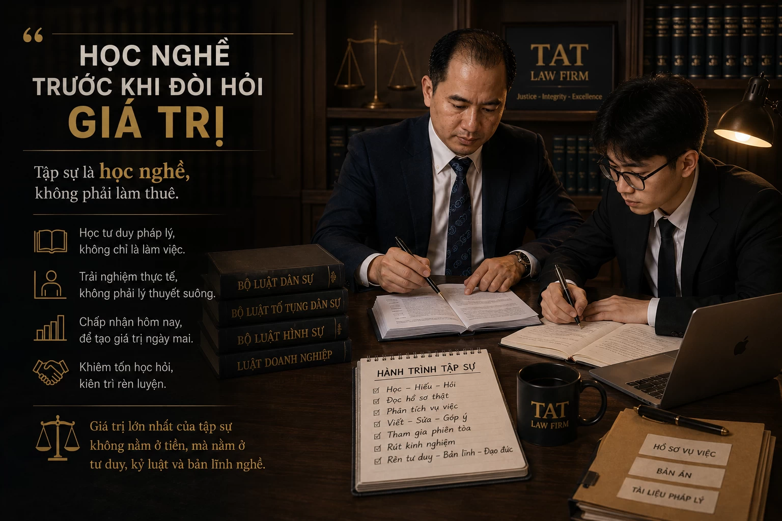 HỌC NGHỀ TRƯỚC KHI ĐÒI HỎI GIÁ TRỊ