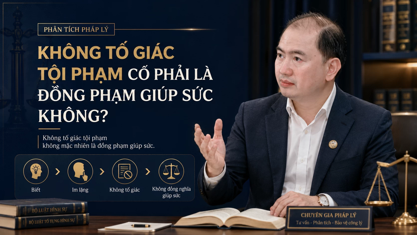 KHÔNG TỐ GIÁC TỘI PHẠM CÓ PHẢI LÀ ĐỒNG PHẠM GIÚP SỨC KHÔNG?
