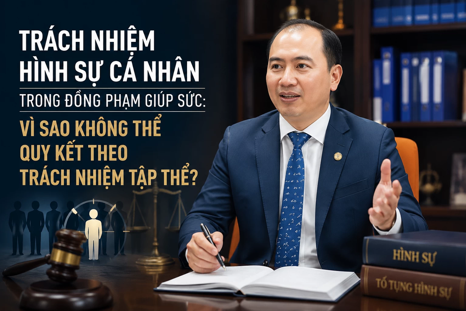 TRÁCH NHIỆM HÌNH SỰ CÁ NHÂN TRONG ĐỒNG PHẠM GIÚP SỨC: VÌ SAO KHÔNG THỂ QUY KẾT THEO TRÁCH NHIỆM TẬP THỂ?