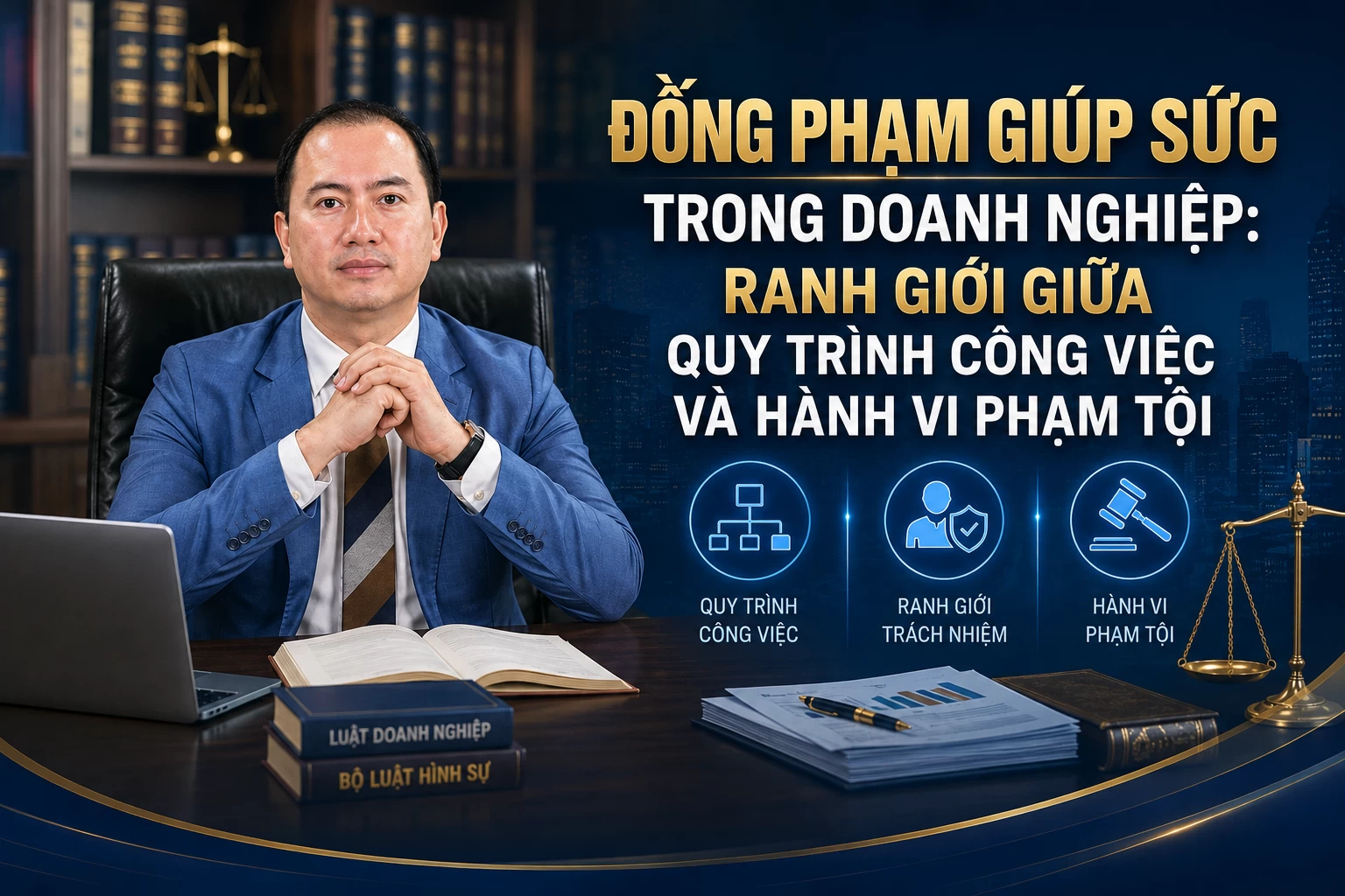 ĐỒNG PHẠM GIÚP SỨC TRONG DOANH NGHIỆP: RANH GIỚI GIỮA QUY TRÌNH CÔNG VIỆC VÀ HÀNH VI PHẠM TỘI
