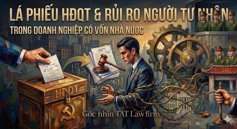 Lá phiếu HĐQT và khoảng trống trách nhiệm của người tư nhân trong doanh nghiệp có vốn nhà nước